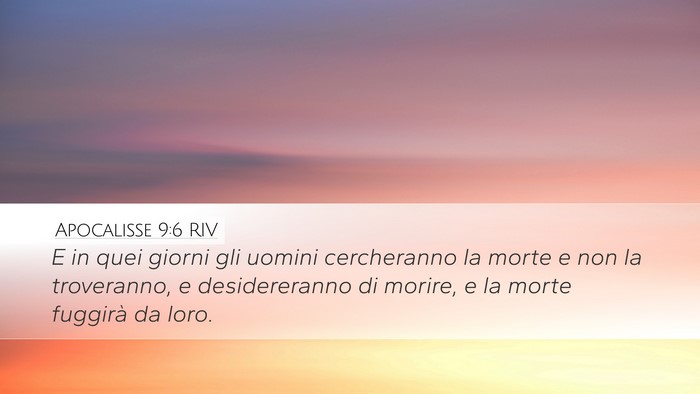 Apocalisse 9:6 RIV Bible Verse Image