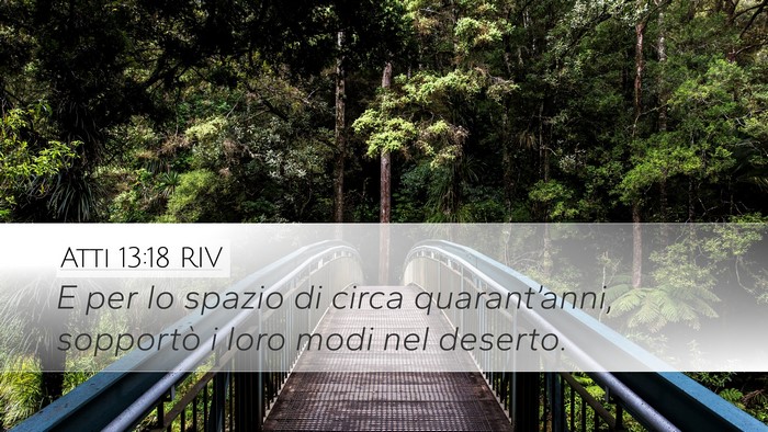 Atti 13:18 RIV Bible Verse Image