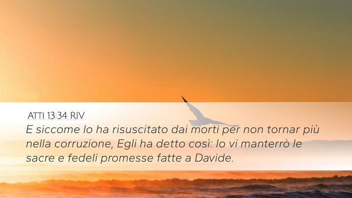 Atti 13:34 RIV Bible Verse Image