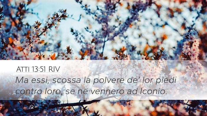 Atti 13:51 RIV Bible Verse Image