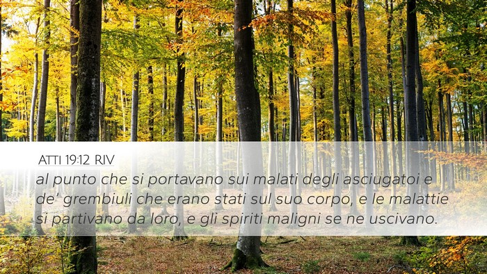 Atti 19:12 RIV Bible Verse Image