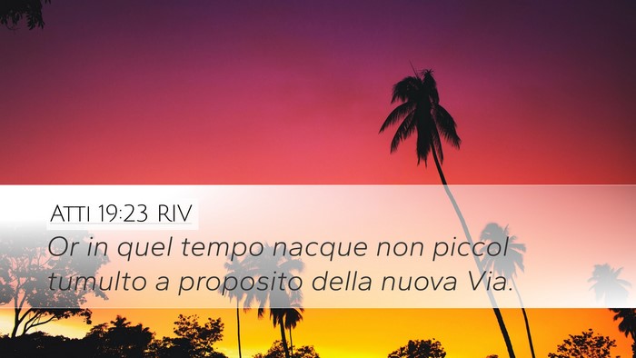 Atti 19:23 RIV Bible Verse Image