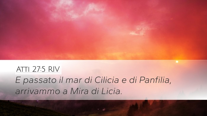 Atti 27:5 RIV Bible Verse Image