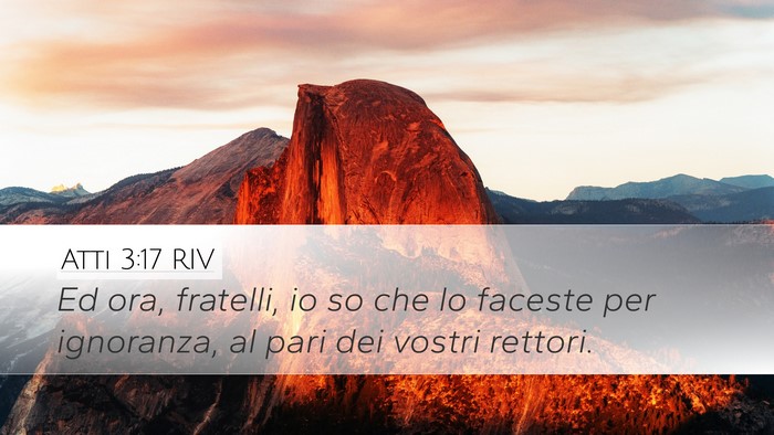 Atti 3:17 RIV Bible Verse Image