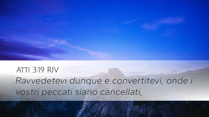 Atti 3:19 RIV Bible Verse Image