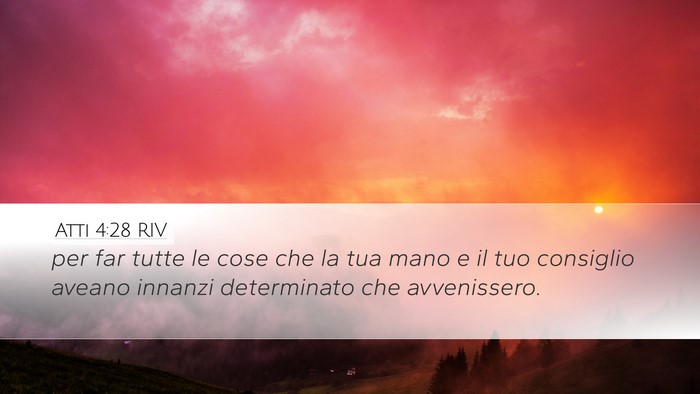 Atti 4:28 RIV Bible Verse Image