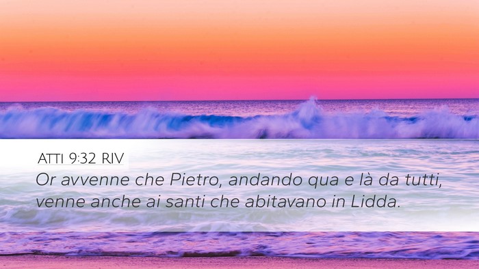Atti 9:32 RIV Bible Verse Image