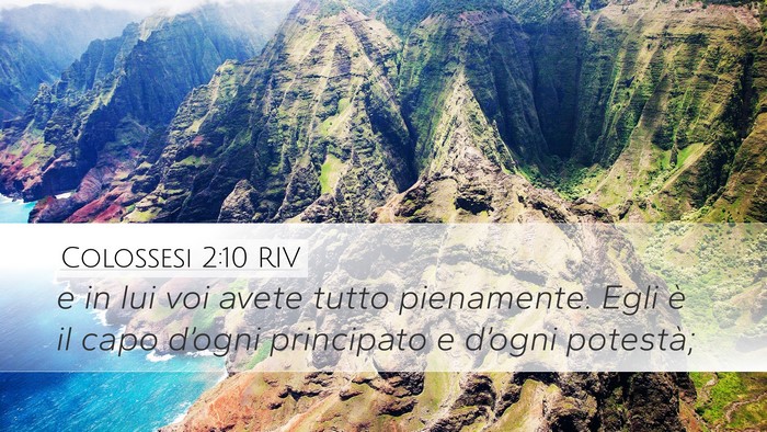 Colossesi 2:10 RIV Bible Verse Image