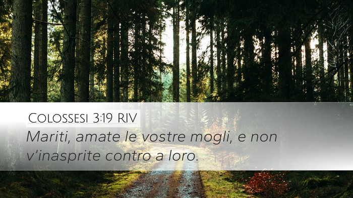 Colossesi 3:19 RIV Bible Verse Image