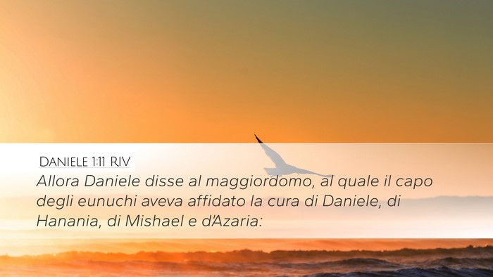 Daniele 1:11 RIV Bible Verse Image