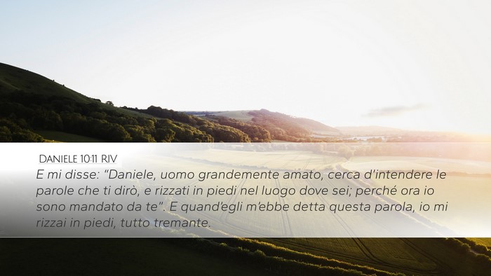 Daniele 10:11 RIV Bible Verse Image