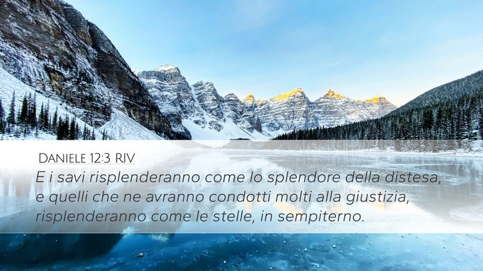 Daniele 12:3 RIV Bible Verse Image