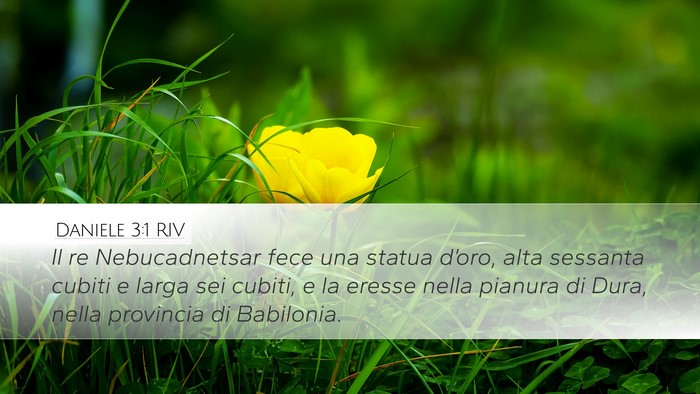 Daniele 3:1 RIV Bible Verse Image