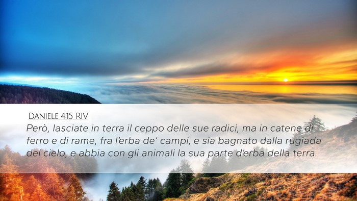 Daniele 4:15 RIV Bible Verse Image