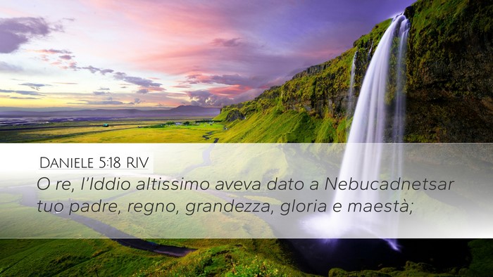 Daniele 5:18 RIV Bible Verse Image