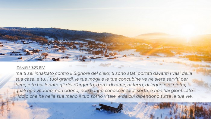 Daniele 5:23 RIV Bible Verse Image