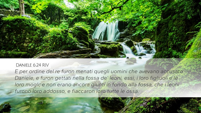 Daniele 6:24 RIV Bible Verse Image
