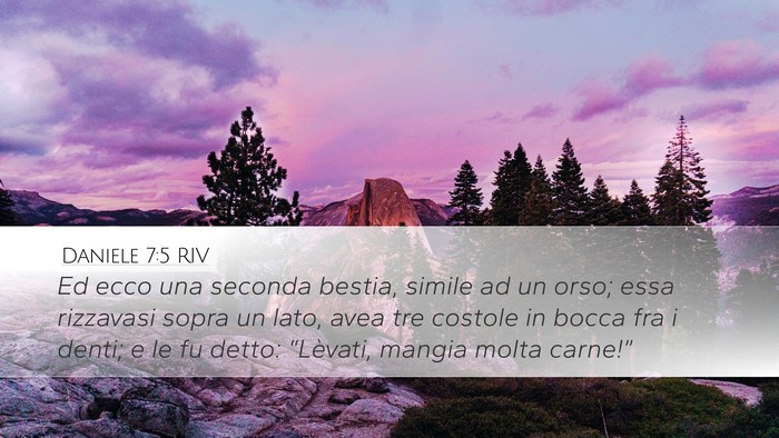Daniele 7:5 RIV Bible Verse Image