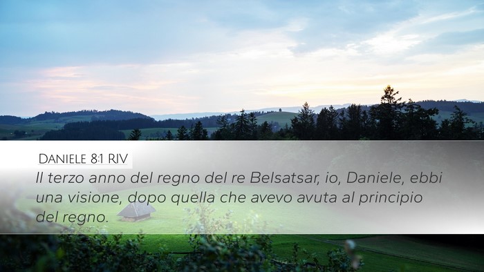 Daniele 8:1 RIV Bible Verse Image