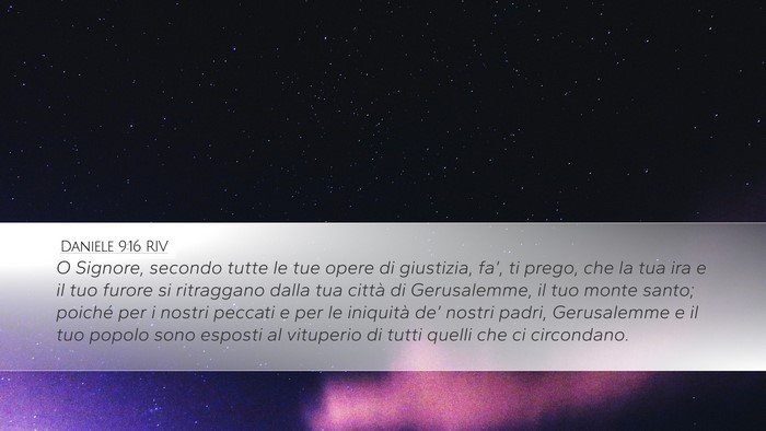 Daniele 9:16 RIV Bible Verse Image