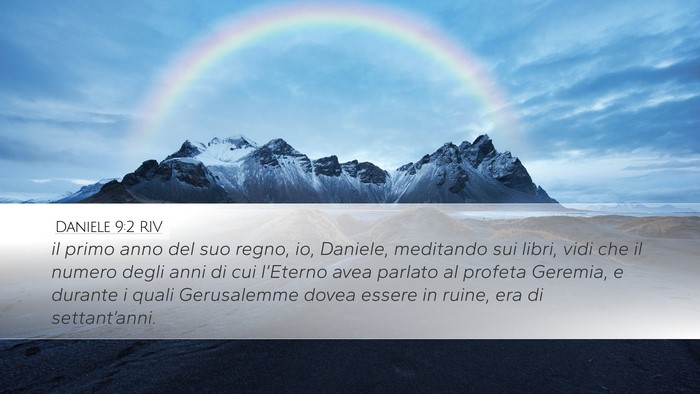 Daniele 9:2 RIV Bible Verse Image