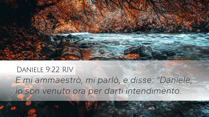 Daniele 9:22 RIV Bible Verse Image