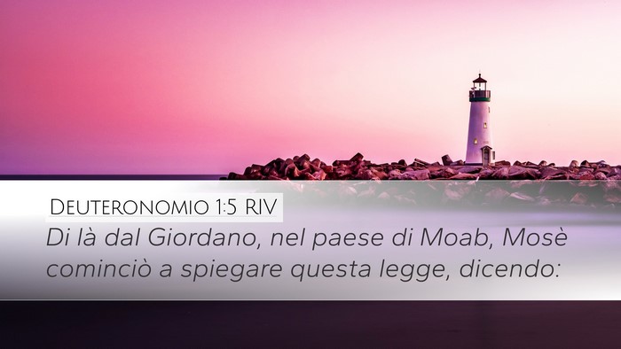 Deuteronomio 1:5 RIV Bible Verse Image