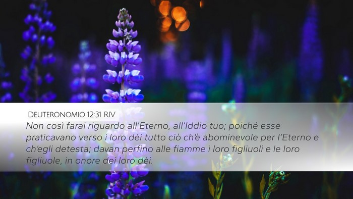 Deuteronomio 12:31 RIV Bible Verse Image