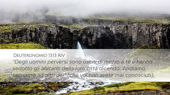 Deuteronomio 13:13 RIV Bible Verse Image