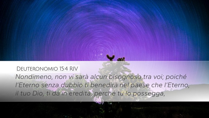 Deuteronomio 15:4 RIV Bible Verse Image