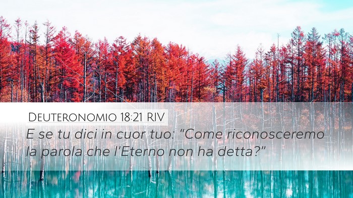 Deuteronomio 18:21 RIV Bible Verse Image