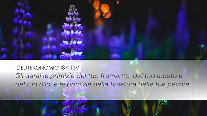 Deuteronomio 18:4 RIV Bible Verse Image