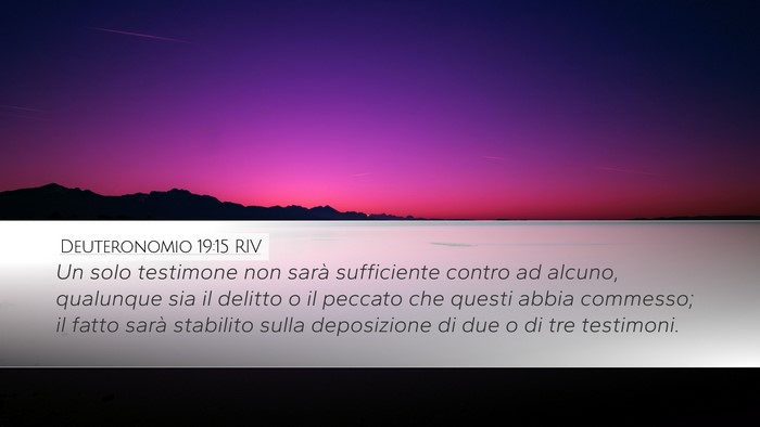 Deuteronomio 19:15 RIV Bible Verse Image