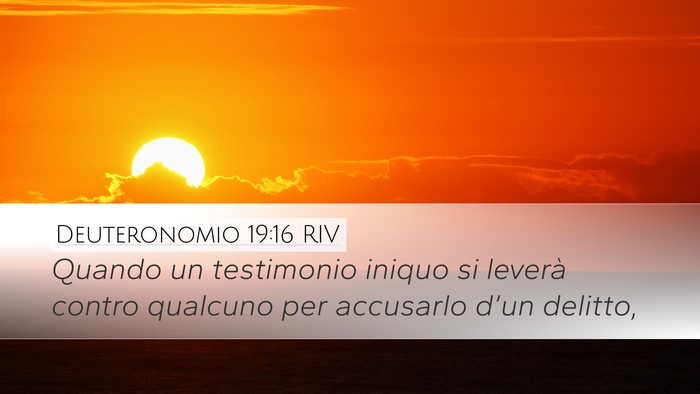 Deuteronomio 19:16 RIV Bible Verse Image