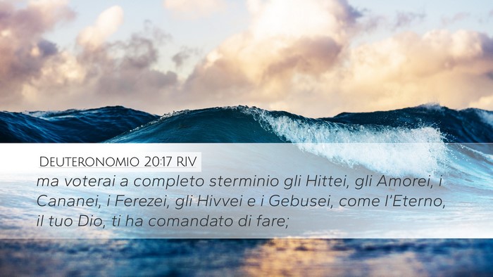Deuteronomio 20:17 RIV Bible Verse Image