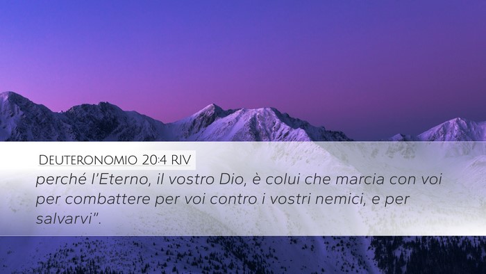 Deuteronomio 20:4 RIV Bible Verse Image