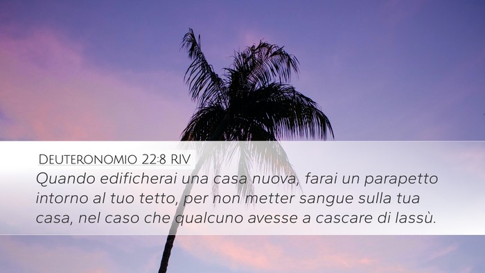 Deuteronomio 22:8 RIV Bible Verse Image
