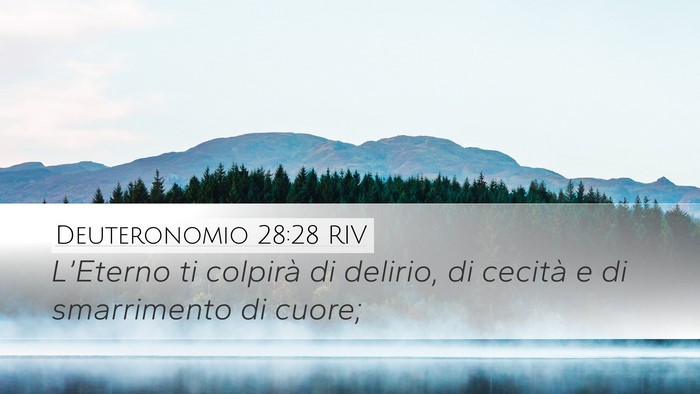 Deuteronomio 28:28 RIV Bible Verse Image