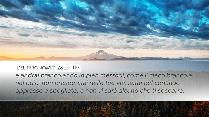 Deuteronomio 28:29 RIV Bible Verse Image