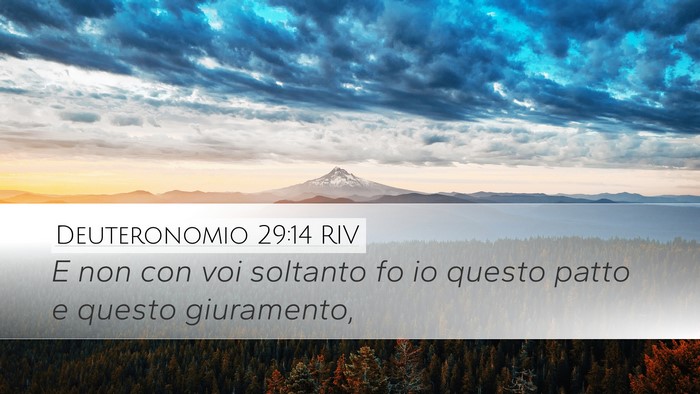 Deuteronomio 29:14 RIV Bible Verse Image
