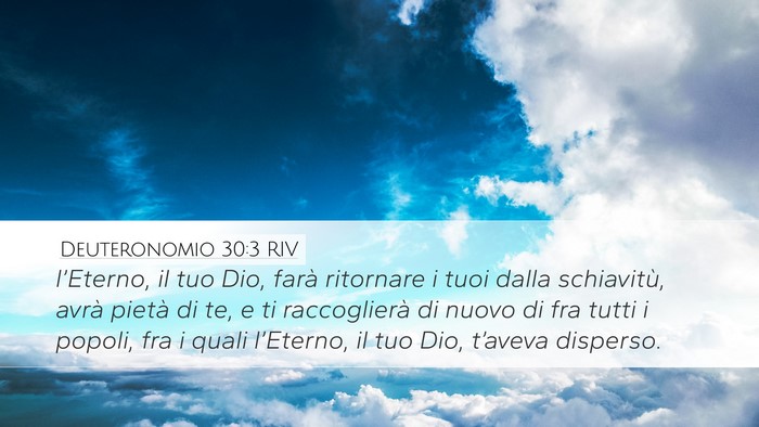 Deuteronomio 30:3 RIV Bible Verse Image