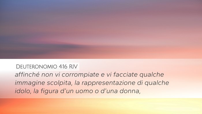 Deuteronomio 4:16 RIV Bible Verse Image