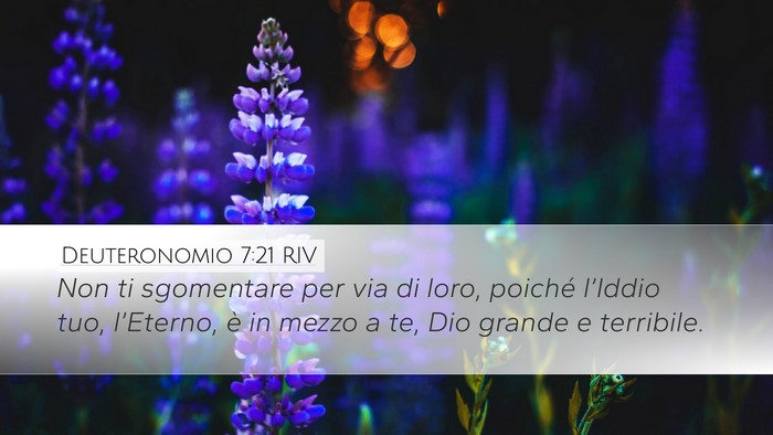 Deuteronomio 7:21 RIV Bible Verse Image