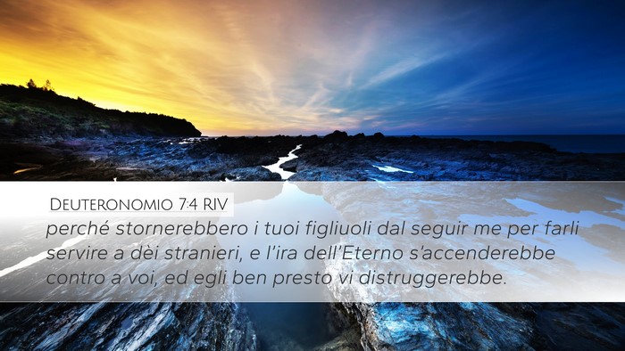 Deuteronomio 7:4 RIV Bible Verse Image