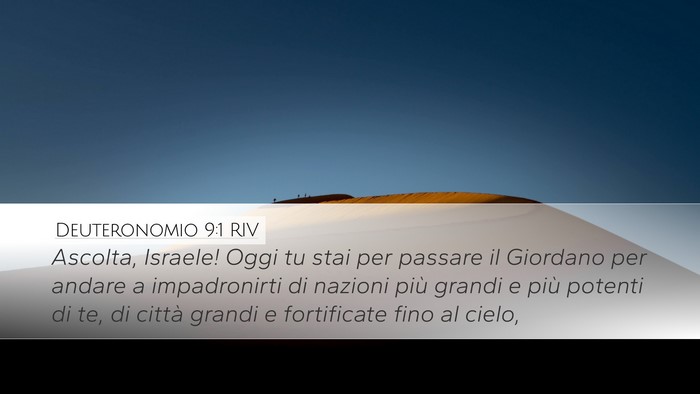 Deuteronomio 9:1 RIV Bible Verse Image