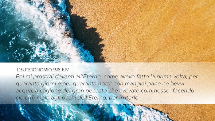 Deuteronomio 9:18 RIV Bible Verse Image