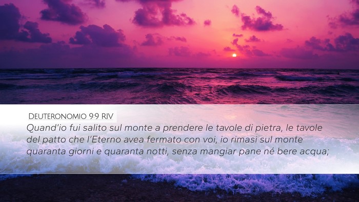 Deuteronomio 9:9 RIV Bible Verse Image