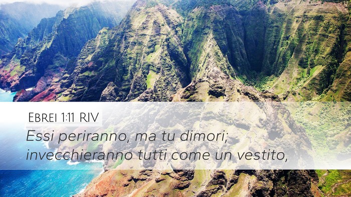 Ebrei 1:11 RIV Bible Verse Image