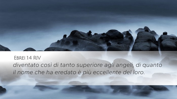 Ebrei 1:4 RIV Bible Verse Image