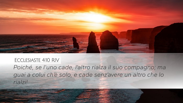 Ecclesiaste 4:10 RIV Bible Verse Image